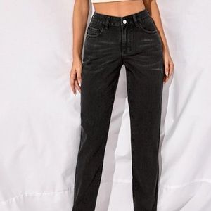 Black Mom Jeans